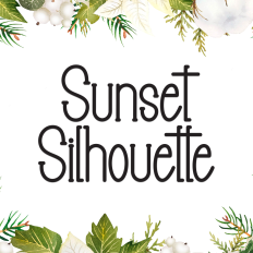 Sunset Silhouette | Script Font