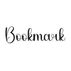 Bookmark | Script Font