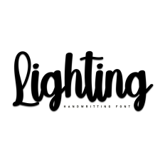 Lighting Font