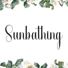 Sunbathing | Script Font