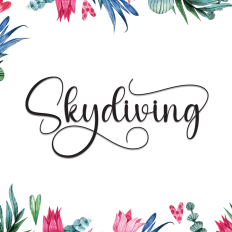 Skydiving | Script Font