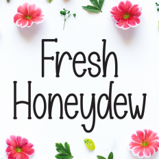 Fresh Honeydew | Script Font