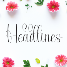 Headlines | Script Font