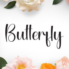 Butterfly | Script Font