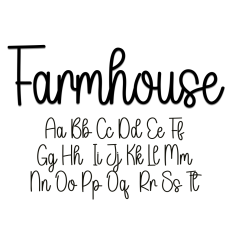 Farmhouse Font