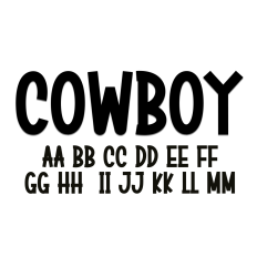 Cowboy Font