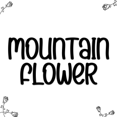 Mountain Flower Font