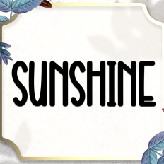 Sunshine Font