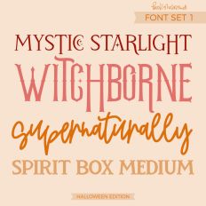Halloween Font Set 1