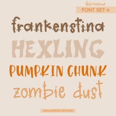 Halloween Font Set 4