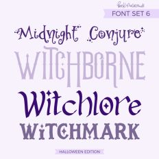 Halloween Font Set 6