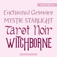 Halloween Font Set 8