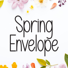 Spring Envelope | Script Font