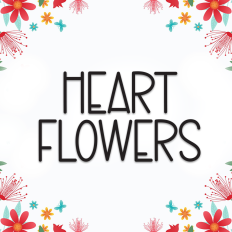 Heart Flowers | Script Font