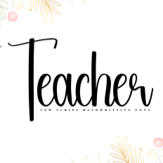 Teacher Font
