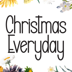 Christmas Everyday | Script Font