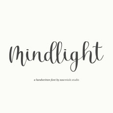 Mindlight - Handwritten Script Font