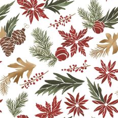 Christmas Pattern With White base
