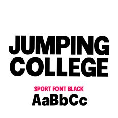 Jumping Collage Black