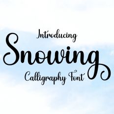 Snowing