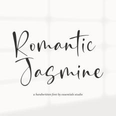 Romantic Jasmine - Stylish Crafting Font