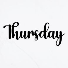 Thursday
