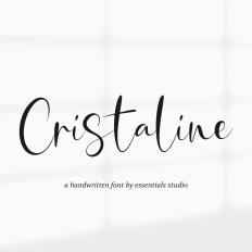 Crystaline - Stylish Script Font