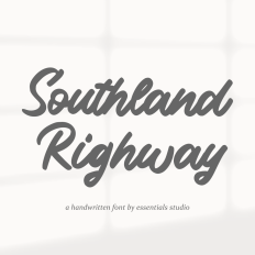 Southland Righway - Bold Script Font
