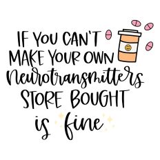 If You Can't Make Your Own Neurotransmitters