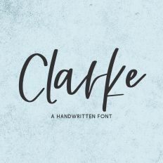 Clarke Script Font