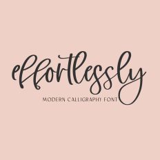 Effortlessly Script Font - Calligraphy Font