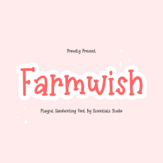 Farmwish - A Playful Handwriting Font