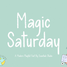 Magic Saturday - Playful Handwrtiting Font