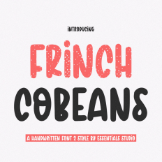 Frinch Cobean - Friendly handwriting Font