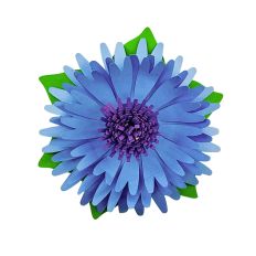 3D Paper Flower Layered Cut File Floral SVG