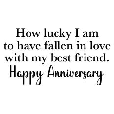 Anniversary Greeting Card Sentiment
