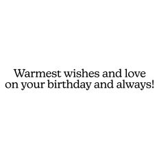 Birthday Card Sentiment