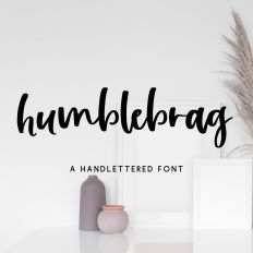 Humblebrag Script Font