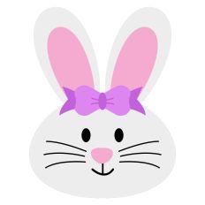 Cute Girl Easter Bunny