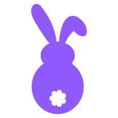 Easter Bunny Silhouette