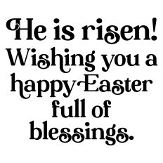 Easter Greeting Card Sentiment