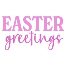 Easter Greetings Card Sentiment