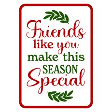 Friends Like You Make This Season Special
