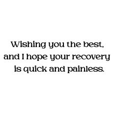 Get Well Greeting Card Sentiment