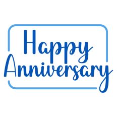 Happy Anniversary Greeting Card Sentiment