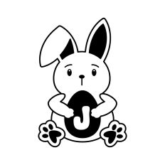 Easter Alphabet Letter J