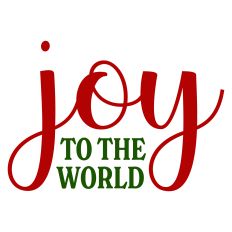 Joy to the World Christmas Sentiment