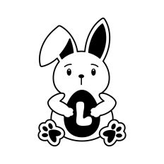 Easter Alphabet Letter L