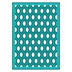 Layered Netting Card Front Overlay for A6 Card