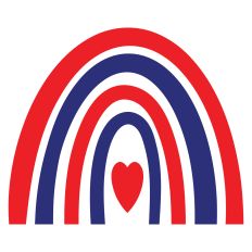 Patriotic Boho Rainbow